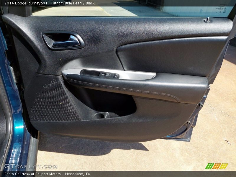 Fathom Blue Pearl / Black 2014 Dodge Journey SXT
