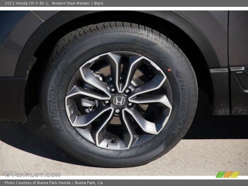 Modern Steel Metallic / Black 2021 Honda CR-V EX-L