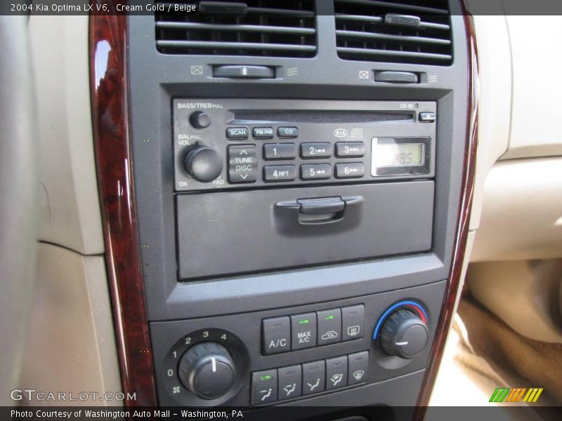Cream Gold / Beige 2004 Kia Optima LX V6