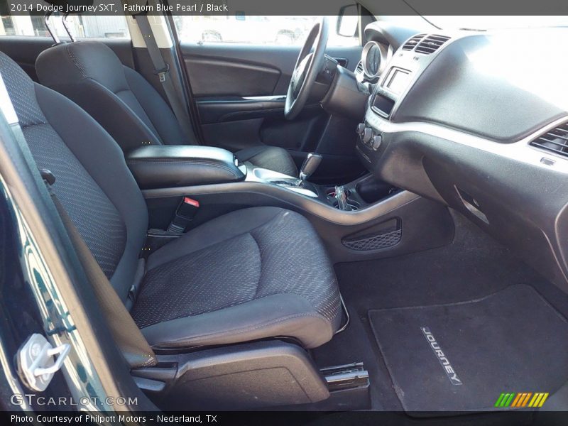Fathom Blue Pearl / Black 2014 Dodge Journey SXT