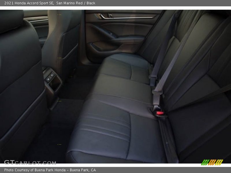 San Marino Red / Black 2021 Honda Accord Sport SE