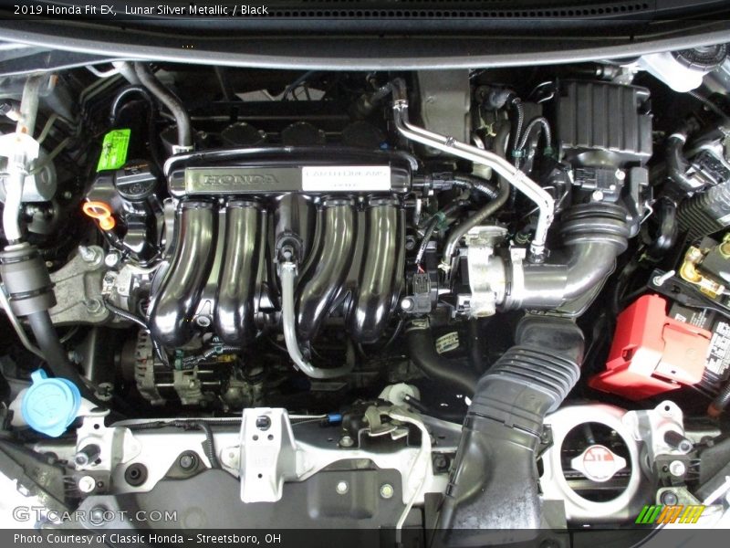 Lunar Silver Metallic / Black 2019 Honda Fit EX