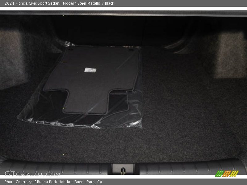 Modern Steel Metallic / Black 2021 Honda Civic Sport Sedan