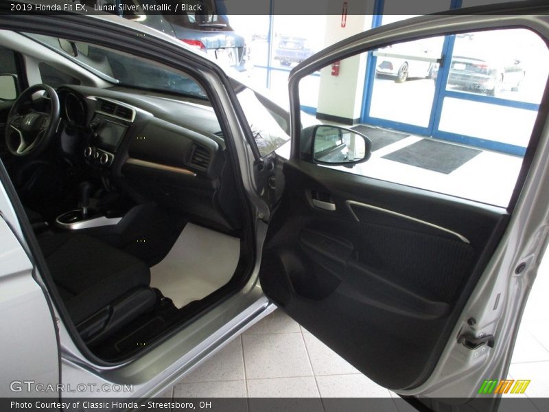 Lunar Silver Metallic / Black 2019 Honda Fit EX
