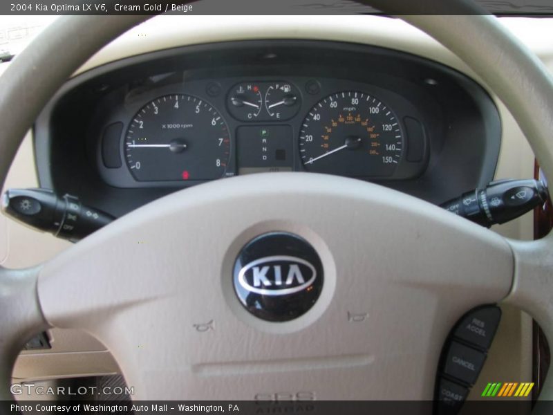 Cream Gold / Beige 2004 Kia Optima LX V6