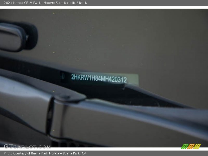 Modern Steel Metallic / Black 2021 Honda CR-V EX-L