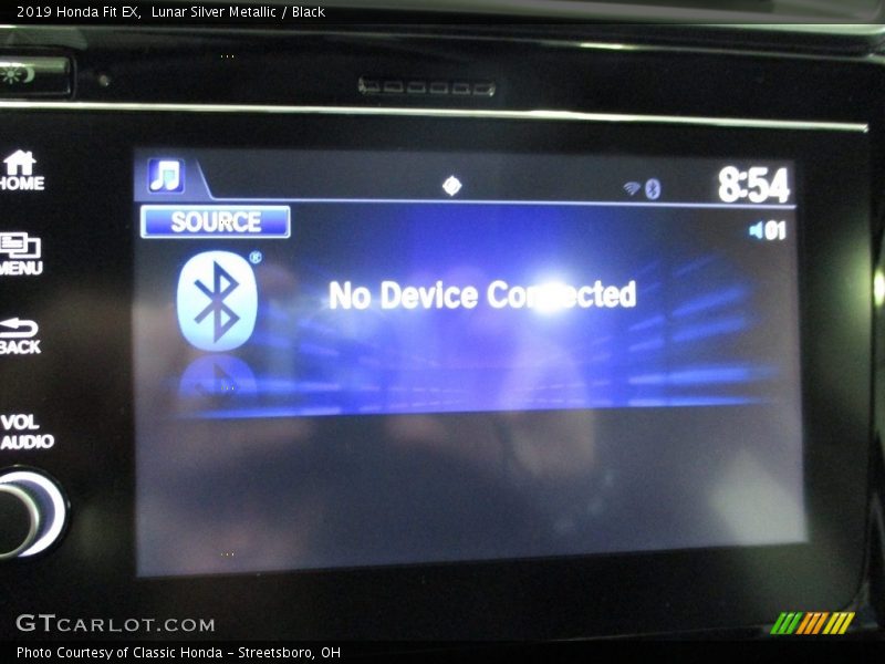 Lunar Silver Metallic / Black 2019 Honda Fit EX
