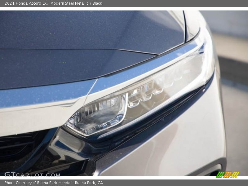 Modern Steel Metallic / Black 2021 Honda Accord LX