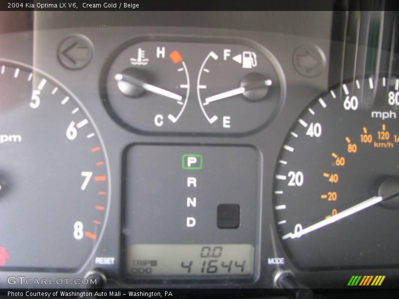 Cream Gold / Beige 2004 Kia Optima LX V6