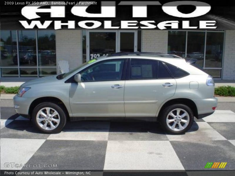 Bamboo Pearl / Parchment 2009 Lexus RX 350 AWD
