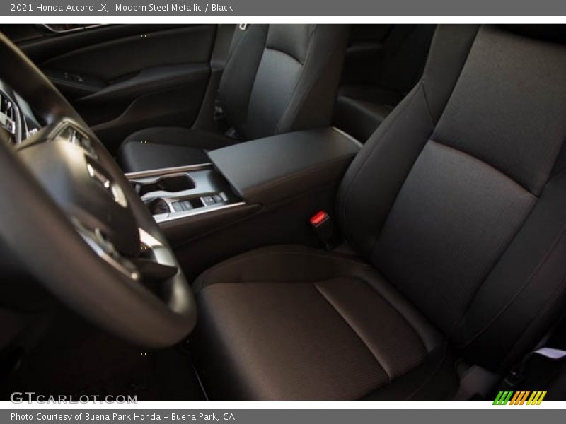 Modern Steel Metallic / Black 2021 Honda Accord LX