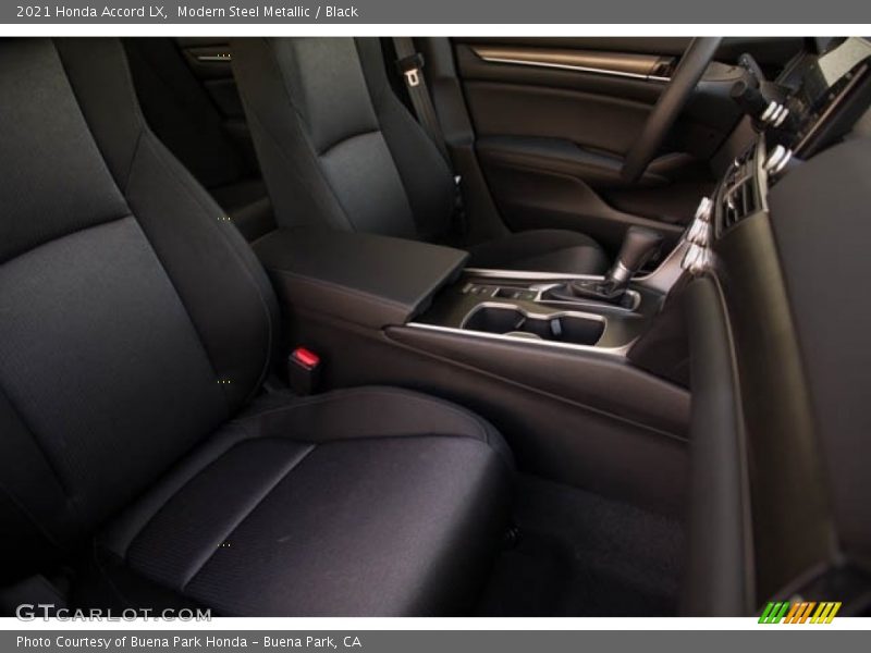 Modern Steel Metallic / Black 2021 Honda Accord LX