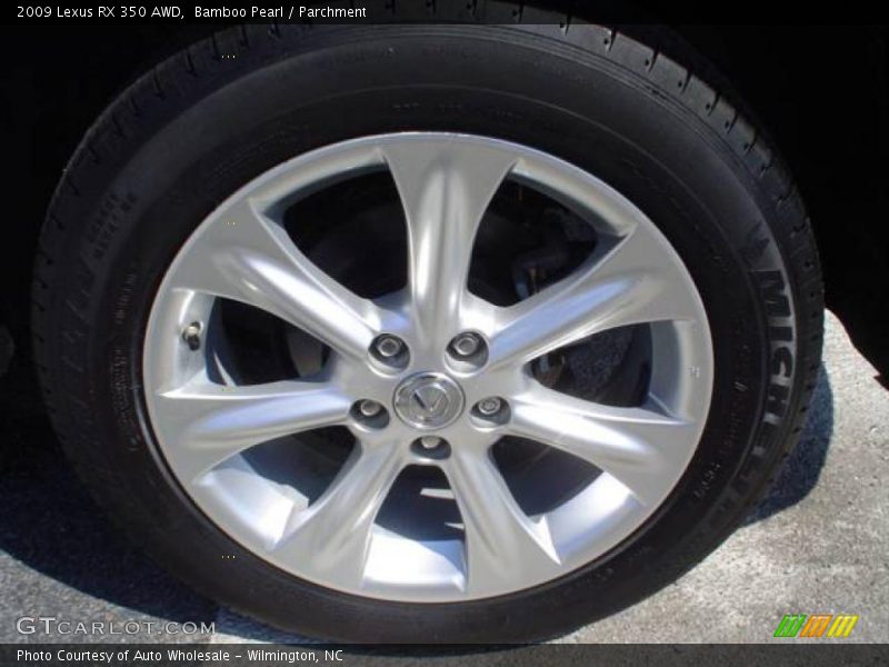 Bamboo Pearl / Parchment 2009 Lexus RX 350 AWD