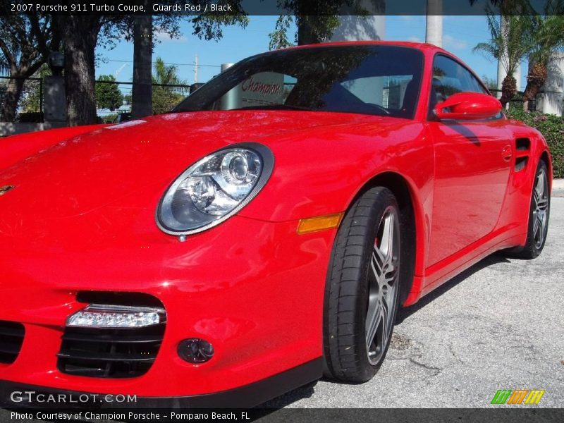 Guards Red / Black 2007 Porsche 911 Turbo Coupe