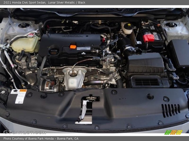 Lunar Silver Metallic / Black 2021 Honda Civic Sport Sedan