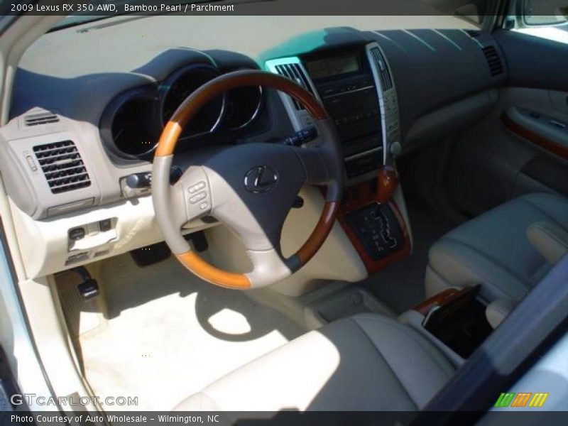 Bamboo Pearl / Parchment 2009 Lexus RX 350 AWD