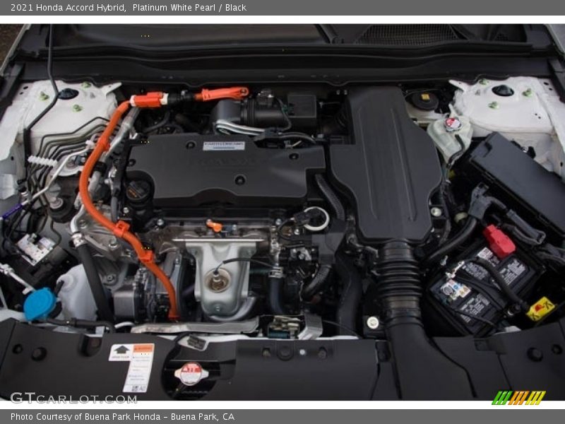 Platinum White Pearl / Black 2021 Honda Accord Hybrid