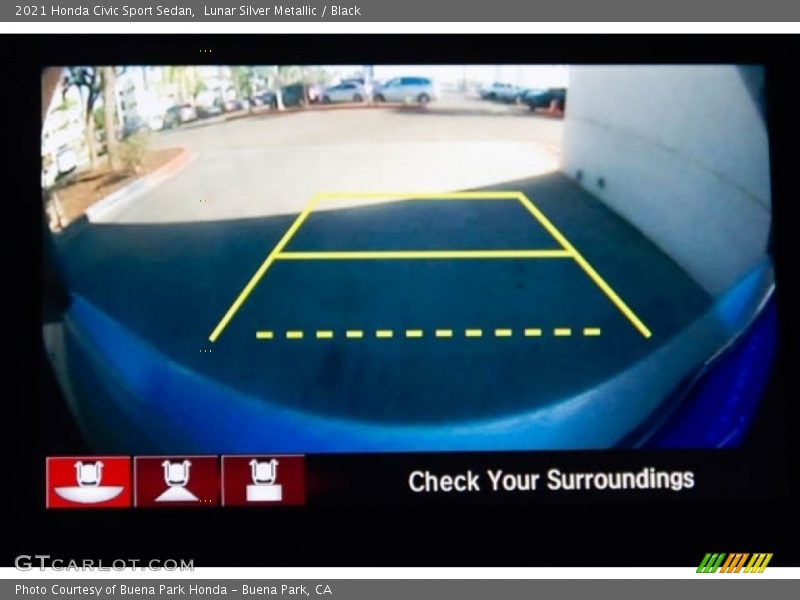Lunar Silver Metallic / Black 2021 Honda Civic Sport Sedan