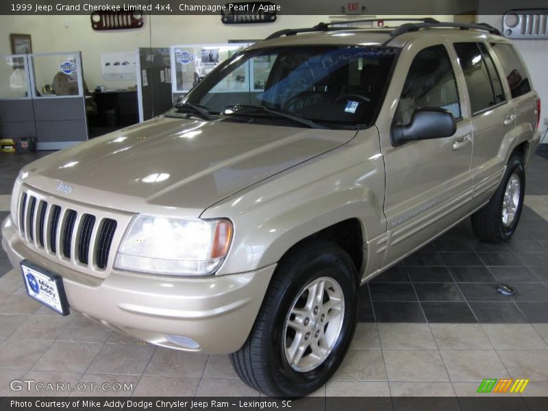 Champagne Pearl / Agate 1999 Jeep Grand Cherokee Limited 4x4