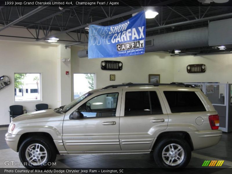 Champagne Pearl / Agate 1999 Jeep Grand Cherokee Limited 4x4