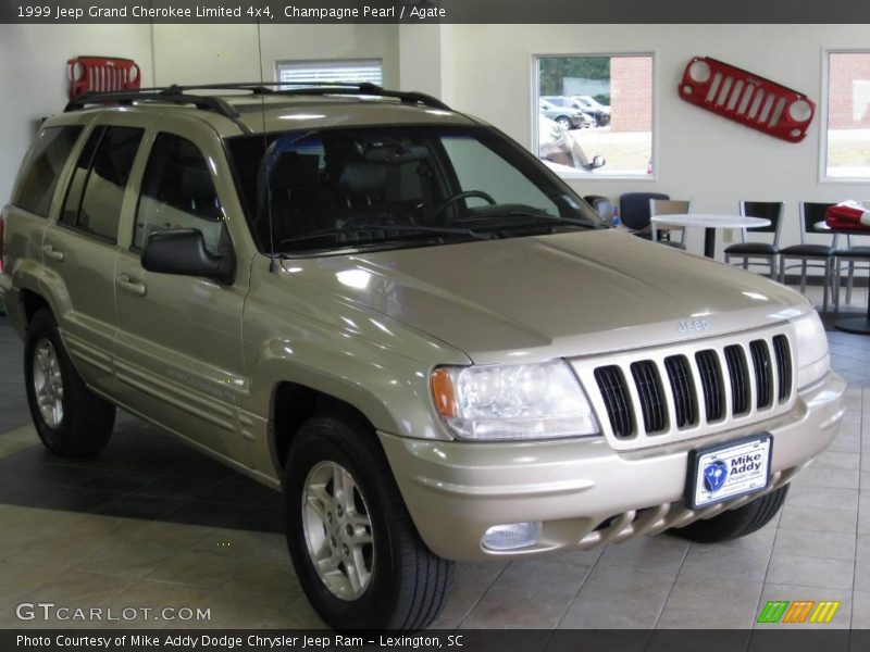 Champagne Pearl / Agate 1999 Jeep Grand Cherokee Limited 4x4