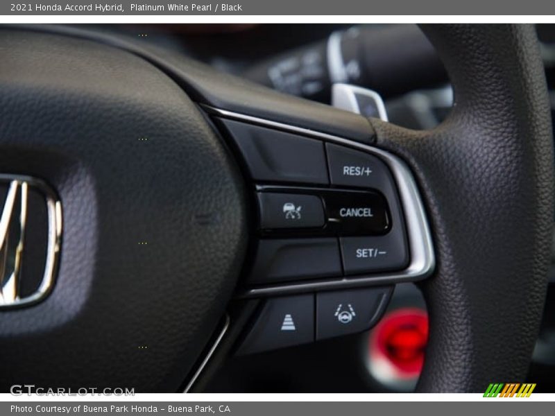 Platinum White Pearl / Black 2021 Honda Accord Hybrid