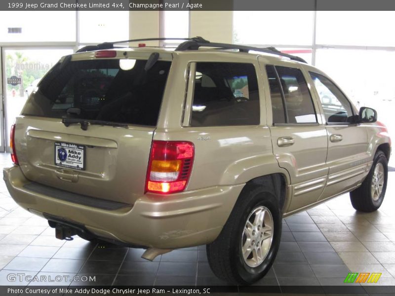 Champagne Pearl / Agate 1999 Jeep Grand Cherokee Limited 4x4