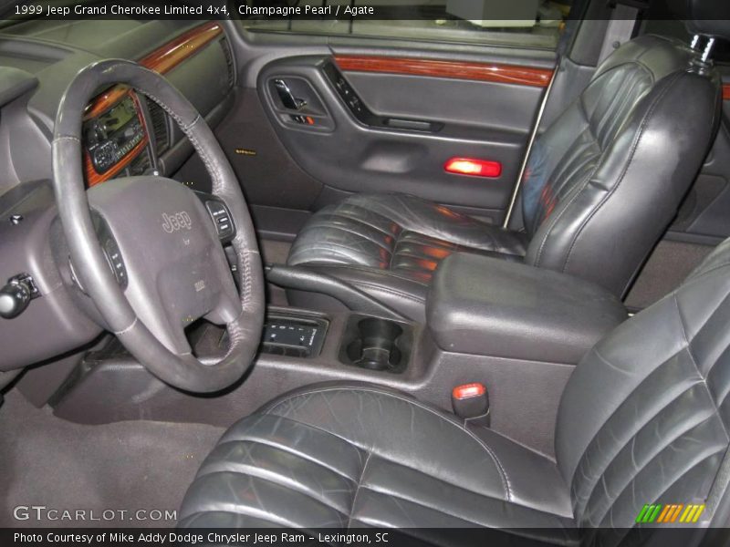 Champagne Pearl / Agate 1999 Jeep Grand Cherokee Limited 4x4
