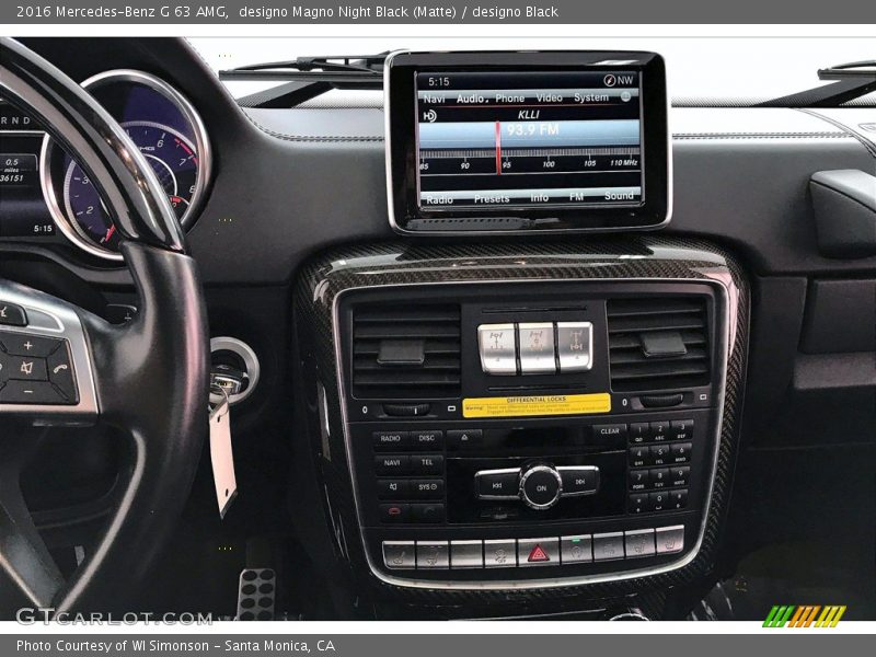 designo Magno Night Black (Matte) / designo Black 2016 Mercedes-Benz G 63 AMG