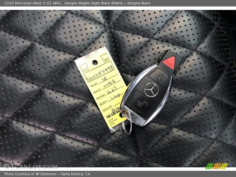 designo Magno Night Black (Matte) / designo Black 2016 Mercedes-Benz G 63 AMG