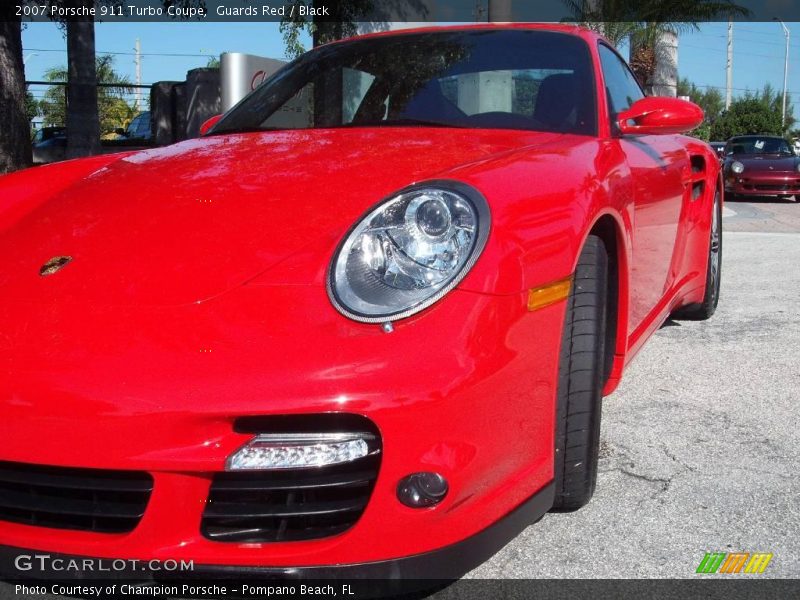 Guards Red / Black 2007 Porsche 911 Turbo Coupe