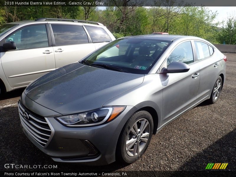 Galactic Gray / Gray 2018 Hyundai Elantra Value Edition