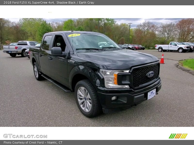 Shadow Black / Earth Gray 2018 Ford F150 XL SuperCrew 4x4