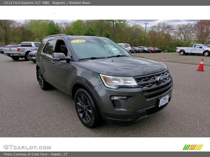 Magnetic / Medium Black 2019 Ford Explorer XLT 4WD
