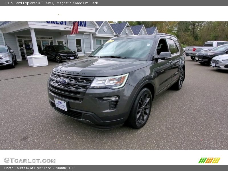 Magnetic / Medium Black 2019 Ford Explorer XLT 4WD