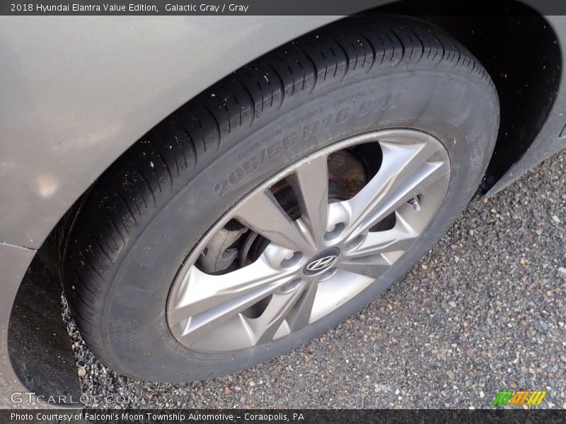 Galactic Gray / Gray 2018 Hyundai Elantra Value Edition