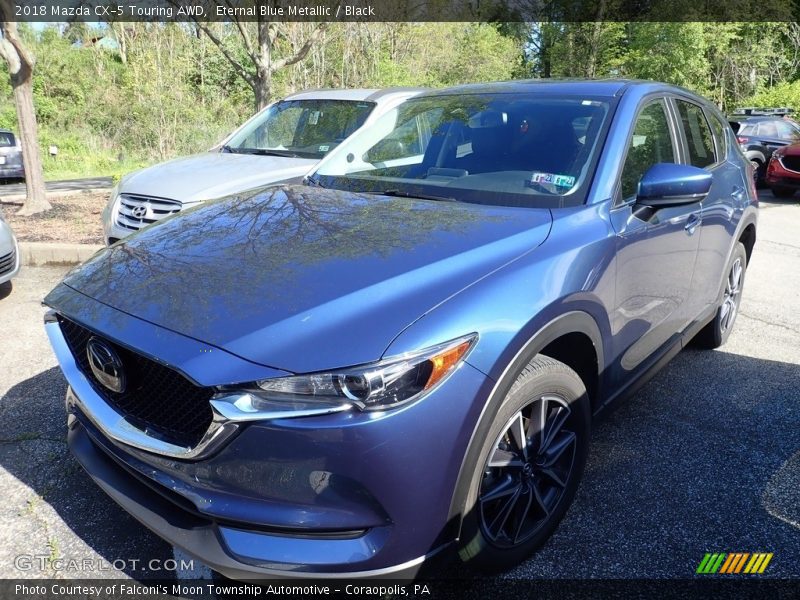 Eternal Blue Metallic / Black 2018 Mazda CX-5 Touring AWD