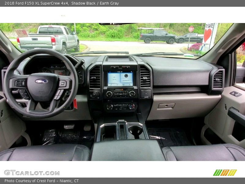 Shadow Black / Earth Gray 2018 Ford F150 XL SuperCrew 4x4