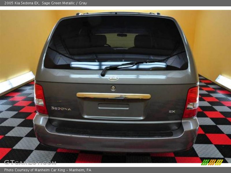 Sage Green Metallic / Gray 2005 Kia Sedona EX