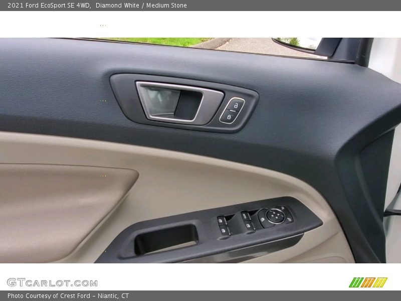 Diamond White / Medium Stone 2021 Ford EcoSport SE 4WD