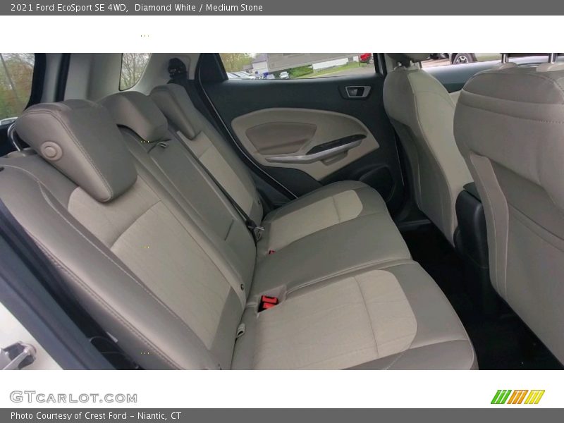 Diamond White / Medium Stone 2021 Ford EcoSport SE 4WD