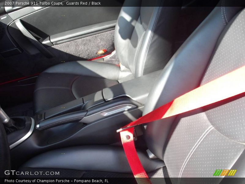 Guards Red / Black 2007 Porsche 911 Turbo Coupe