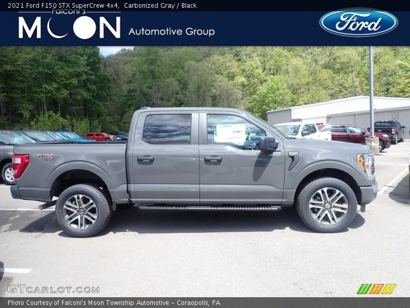 Carbonized Gray / Black 2021 Ford F150 STX SuperCrew 4x4