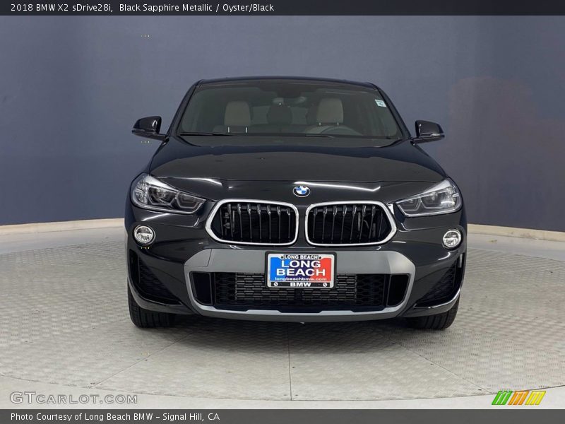 Black Sapphire Metallic / Oyster/Black 2018 BMW X2 sDrive28i