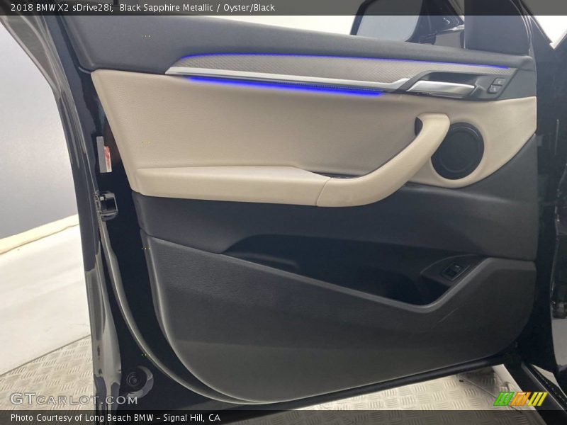 Black Sapphire Metallic / Oyster/Black 2018 BMW X2 sDrive28i