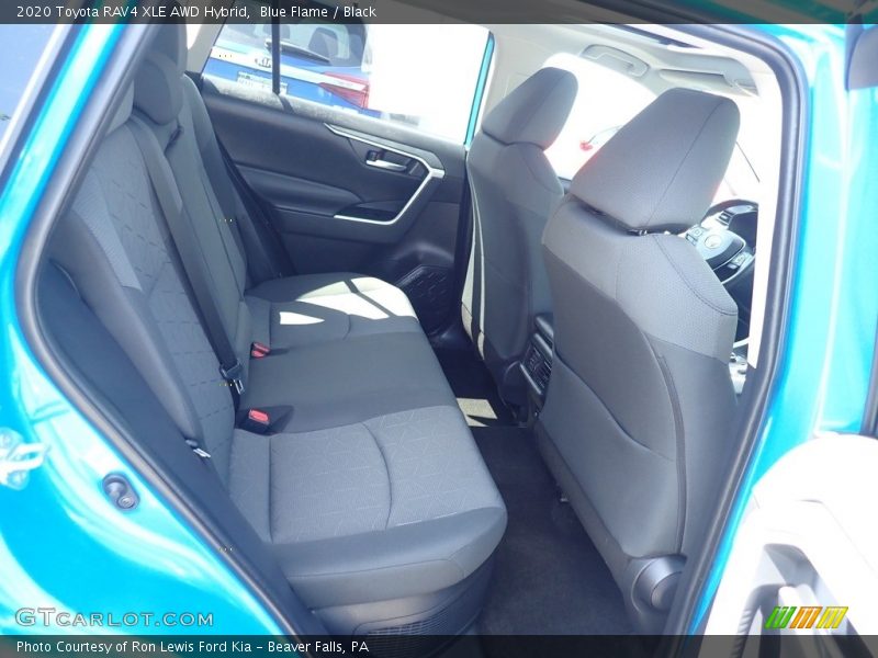 Blue Flame / Black 2020 Toyota RAV4 XLE AWD Hybrid