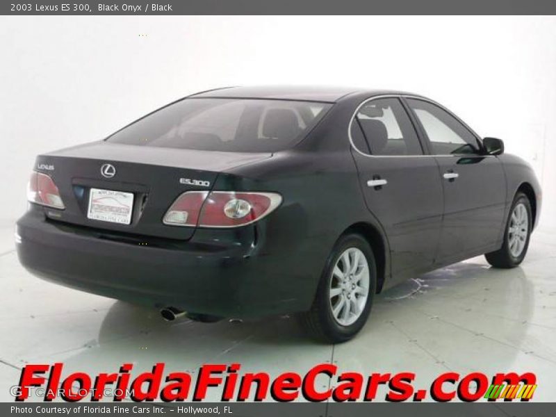 Black Onyx / Black 2003 Lexus ES 300