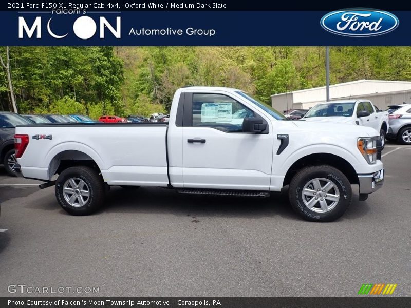 Oxford White / Medium Dark Slate 2021 Ford F150 XL Regular Cab 4x4