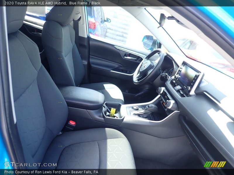 Blue Flame / Black 2020 Toyota RAV4 XLE AWD Hybrid