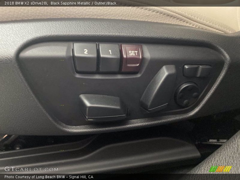 Black Sapphire Metallic / Oyster/Black 2018 BMW X2 sDrive28i